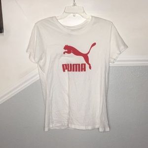 White puma t-shirt